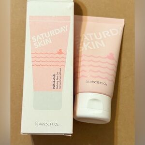 NIB SATURDAY SKIN Rub-A-Dub Refining Peel Gel Full Size Retail $28.00